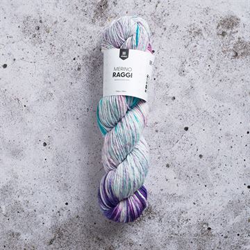Merino Raggi Lilla-Mørk mint 307